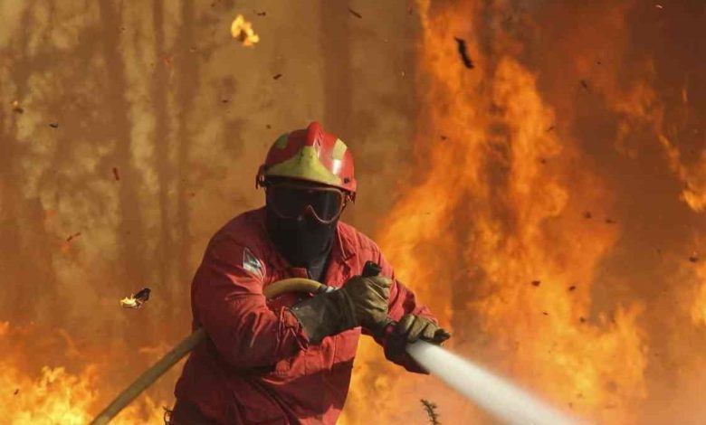 bombeiros incendio