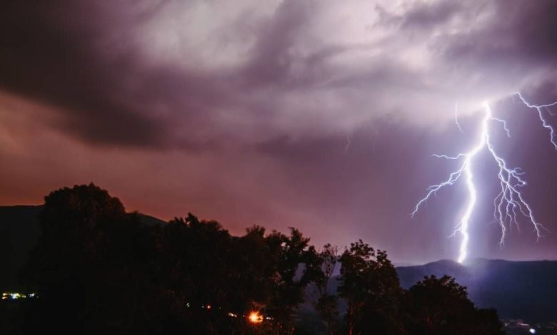 trovoada chuva tempo